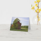 Hirtenscheune Notecard Karte (Gelbe Blume)