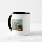 Hirtenszene mit einem cowherd tasse (Vorderseite Links)