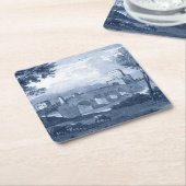 HirtenToile - Brücke Rechteckiger Pappuntersetzer (angewinkelt)