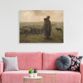 Hirtin | 1862-63 leinwanddruck (Insitu (Wohnzimmer))
