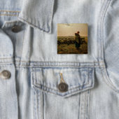 Hirtin mit ihrer Flock, 1863 Button (Beispiel)