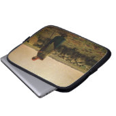 Hirtin mit ihrer Flock, 1863 Laptopschutzhülle (Vorne Knopf)