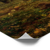 Hirtin mit ihrer Flock, 1863 Poster (Ecke)