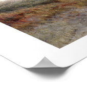 Hirtin mit ihrer Flock in einer Winterlandschaft ( Poster (Ecke)