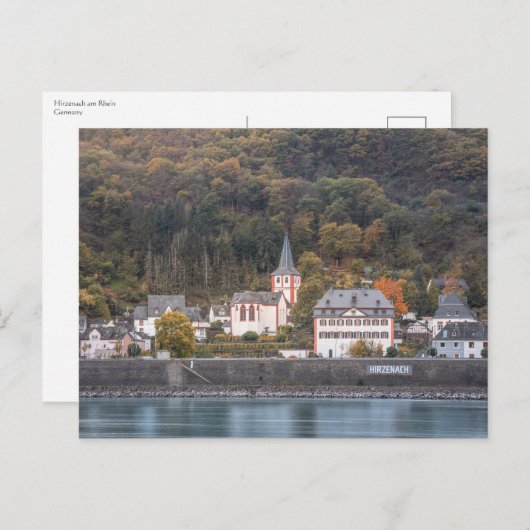 Hirzenach Postkarte (Vorne/Hinten)