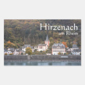 Hirzenach Rechteckiger Aufkleber (Vorderseite)