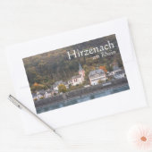 Hirzenach Rechteckiger Aufkleber (Umschlag)