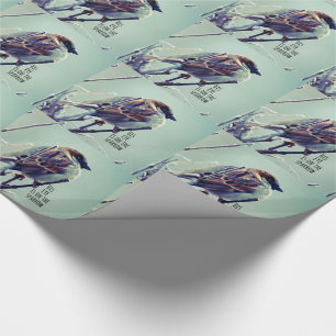 HIs Auge ist auf dem Sparrow Geschenkpapier