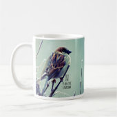 HIs Auge ist auf dem Sparrow Kaffeetasse (Links)