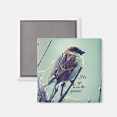 HIs Auge ist auf dem Sparrow Magnet (Vorderseite/Rückseite)