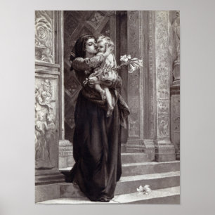 His Fete Day, from 'Leisure Hour', 1891 Poster