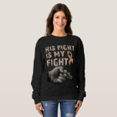 His Fight Is My Fight Autism Awareness Autism Mom  Sweatshirt (Vorne ganz)