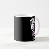 His Fight Is My Fight Epilepsy Seizure Neurologica Kaffeetasse (VorderseiteRechts)