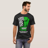 His Fight Is My Fight Gastroparesis Awareness Gree T-Shirt (Vorne ganz)