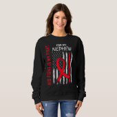 His Fight is my Fight Nephew Heart Disease Awarene Sweatshirt (Vorne ganz)