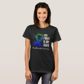His Fight Is My Fight Neurofibromatosis Awareness T-Shirt (Vorne ganz)