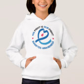 His Fight Is Our Fight – Diabetes Awareness Hoodie (Vorderseite)
