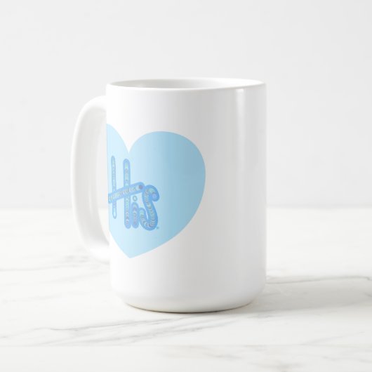 His Heart mug Kaffeetasse (Vorderseite Links)