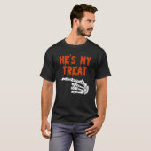 His Her Matching Halloween Costume Women Couples T-Shirt (Vorne ganz)