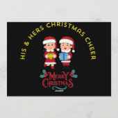 HIS & HERS CHRISTMAS CHEER EINLADUNG (Rückseite)