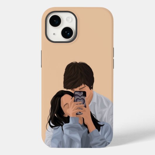 His & Hers | Romantische Handyhülle Case-Mate iPhone Hülle (Rückseite)