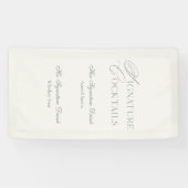 His & Hers Signature Drinks Menu Banner (Horizontal)