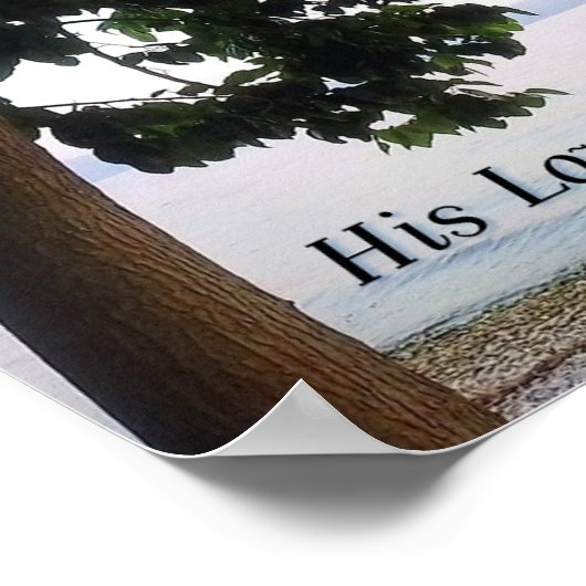 His Love Endures Forever Psalm 136 Poster (Ecke)