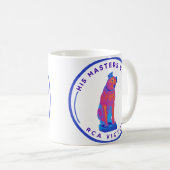 His Master's Voice Retro Kaffeetasse (VorderseiteRechts)