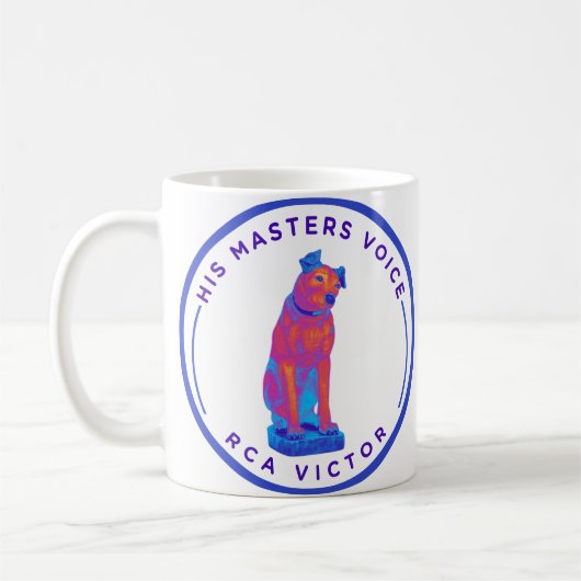 His Master's Voice Retro Kaffeetasse (Links)