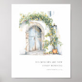 His Mercies are New Every Morning Bible Verse Poster (Vorne)