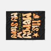 His Mercy Rewrote My Story Fall Autumn Christian F Fleecedecke (Vorderseite (Horizontal))