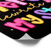 His Mercy Rewrote My Story, Thankful, Fall Christi Poster (Ecke)