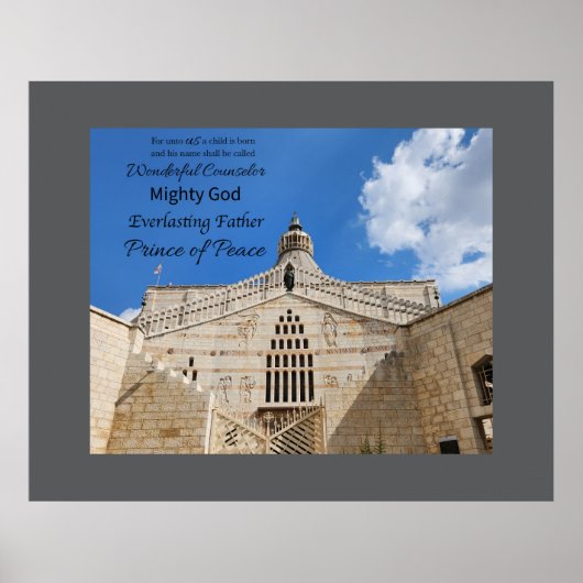 His Name is Wonderful Counselor Poster (Vorne)