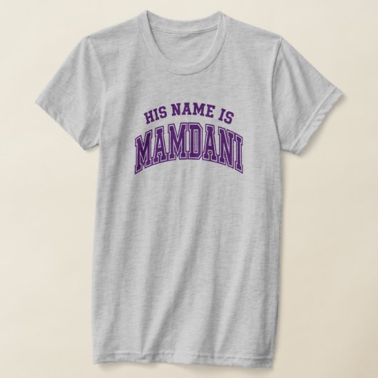 His Name is Zohran Mamdani Meme New York Mayor T-Shirt (Ablage )