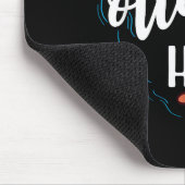 His Otter Half Pun Romantic Couple Valentine's Day Mousepad (Ecke)