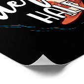 His Otter Half Pun Romantic Couple Valentine's Day Poster (Ecke)