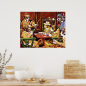 His Station and Four Aces Poster (Küche)
