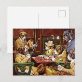 His Station and Four Aces, Postkarte (Vorne/Hinten)