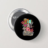His Way Is Better Leopard Christian Jesus Bible Ve Button (Vorne & Hinten)