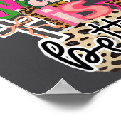 His Way Is Better Leopard Christian Jesus Bible Ve Poster (Ecke)