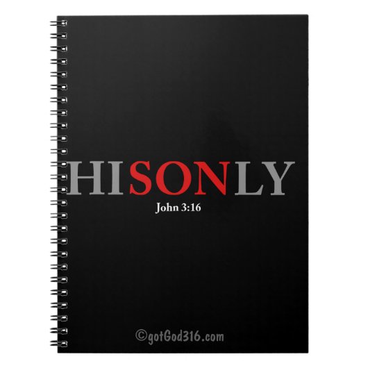 HISONLY gotGod316.com Notizblock (Vorderseite)