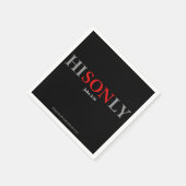 HISONLY John 3:16 Serviette (Ecke)