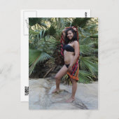 Hispanic Beauty Postkarte (Vorne/Hinten)