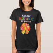 Hispanic Ceremony Month Prideful Latin Spanish Ami T-Shirt (Vorderseite)