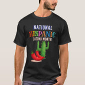 Hispanic Ceremony Month Prideful Latin Spanish Ami T-Shirt (Vorderseite)