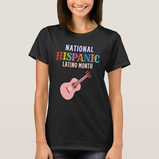 Hispanic Ceremony Month Prideful Latin Spanish Ami T-Shirt (Vorderseite)