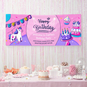 Hispanic Girl Geburtstagsfeier individuell gestalt Banner