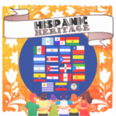 Hispanic Heritage Feier Aufkleber (Vorderseite)