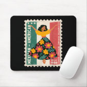 Hispanic Heritage Mexican Floral Dancer W Mousepad (Mit Mouse)