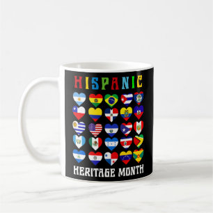 Hispanic Heritage Monat 2022 National Latino Count Kaffeetasse